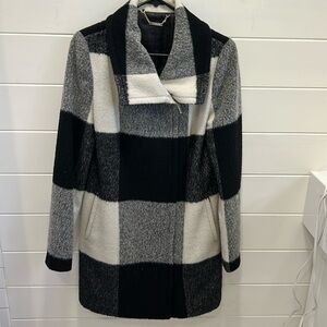 Stylish Asymmetrical Wool Blend Coat